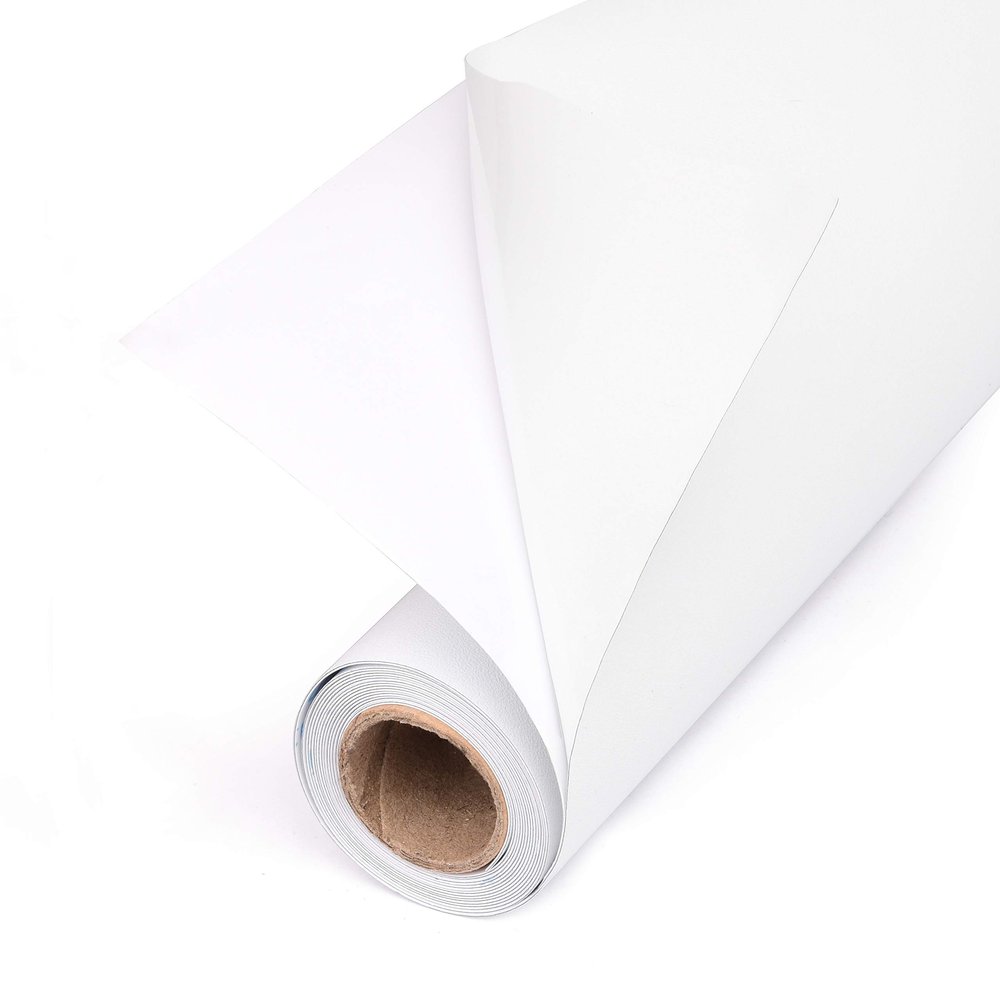 Total Blackout Window Film: 100% Light Blocking Film with White Sides - Heat Resistant, Room Darkening, Static Cling Film for Privacy & Day Sleep - No Residue, Stops UV, Easy Removal (42 x 144 in.)