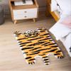 Cute Soft Tiger Shaped Animals Bath Mat Area Rug for Bedroom Bathroom Kitchen Floor Water Absorption Non-Slip Small Carpet Door Mat Kid's Room Playmat view 2