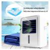 Mattress Cooler Air Conditioning Water Cooling Mattress System, Bed Fans for Cooling Under Sheets, Mattress Cooling Pad for Home and Office Summer (Size : 27.6x63in) view 2