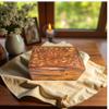 Handcrafted Wooden Urn Box for Human & Pet Ashes Small Engraved Cremation Memorial Keepsake Decorative Burial Box for Dogs, Cats, and Loved Ones view 1