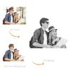 3D Crystal Photo with LED Light Base, Personalized Gifts with Your Own Photo, Laser Engraving 3D Pictures and Customized Text, Small view 4