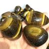 Natural Polished Crystals Tiger Eye Palm Stones for Home Decoration view 2