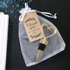 16PCS Wedding Heart Wine Stopper Favors,Gold Love Bridal Shower Souvenirs for Guests Valentine's Day Summer Beach Party Supplies (Gold Heart,16) view 4