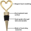24PCS Heart Wine Bottle Stopper, Lovely Wedding Shower Favor, Cork Plug for Kitchen Bar Gifts, Bridal Shower, Happy Birthday Party Decor (Gold, 24) view 4