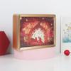 SIWEME 3D Paper Carving Light Box LED Night Light Lamp 3D Paper Cut Light Creative Shadow Box Kids Bedroom Decor Creative Gift Items for Girls (Piano) view 4