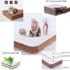 Diumy Portable Mattress Folding,2-Folding Mattress,High Elasticity Sponge Portable Thick 5cm Mattress Pads for for Single Double Mattress Home School-Wave 150x200cm(59x79inch) view 4