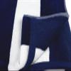 OZINCI Beach Large Towel Pool Beach Cabana Striped One Side Terry and One Side Velour 32"x70" Blue White (1 Pcs) view 4