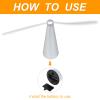 PIOPIAONIU 4 table flying fans Indoor and outdoor food fans Picnic flying fans view 3