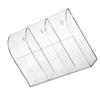 Cabilock Wall-mounted Remote Control Organizer Box Acrylic Marker Pen Holder Multi-grid Storage Sleek Design view 1