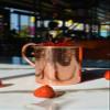 Handmade Copper Mug, Copper Glass (Bright) view 2