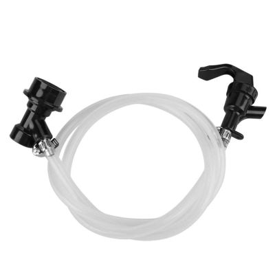 Kadimendium Party Beer Tap Beer Line With Tap And Ball Lock Quick Disconnect Liquid Faucet Beverage Dispensing Hose Kit For Keg Wine Making Soda 50cm (100 cm/48 inch)