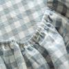 CFYCYHDZHT Bed Cover Room Soft Comfortable Cotton Mattress Protector, Bedroom Homestay Single Double Solid Color Lattice Mattress Top Hat Green Big Grid 150200+25cm view 2