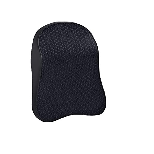 HNGM Car neck pillow Car Neck Pillow Adjustable Head Restraint 3D Memory Foam Auto Headrest Travel Pillow Neck Support Holder Seat Covers Car Styling (Color : Black)