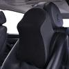 HNGM Car neck pillow Car Neck Pillow Adjustable Head Restraint 3D Memory Foam Auto Headrest Travel Pillow Neck Support Holder Seat Covers Car Styling (Color : Black) view 2