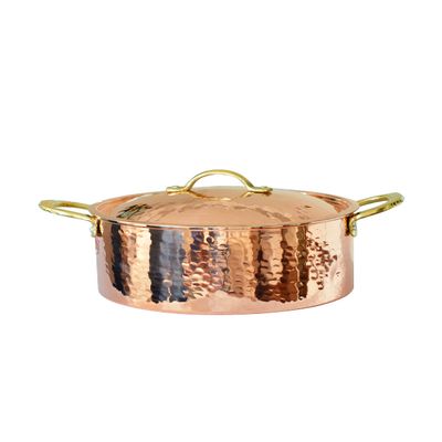 1.2MM Thick Hammered Copper Soup Pot, Handmade Copper Pot, Copper Pot,Modern Copper, Copper Cookware (Diameter 8.2")