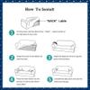Couch Cover - Bohemian Stretch Sofa Slipcovers- Universal Printed Black Mandala Pattern Fitted Armchair Cover-Elastic Non-Slip Polyester Fabric Couch Covers For Furniture Protector,2 Seater (14 view 4