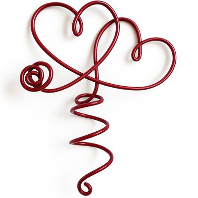 Mini Tree Topper Intertwined Hearts For Small Christmas And Valentine Trees