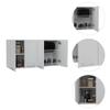 Kitchen Cabinet Durham, Four Doors - White view 4