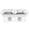 Nicole Fantini Chafing Wire Rack Serving Trays Food Warmer view 2