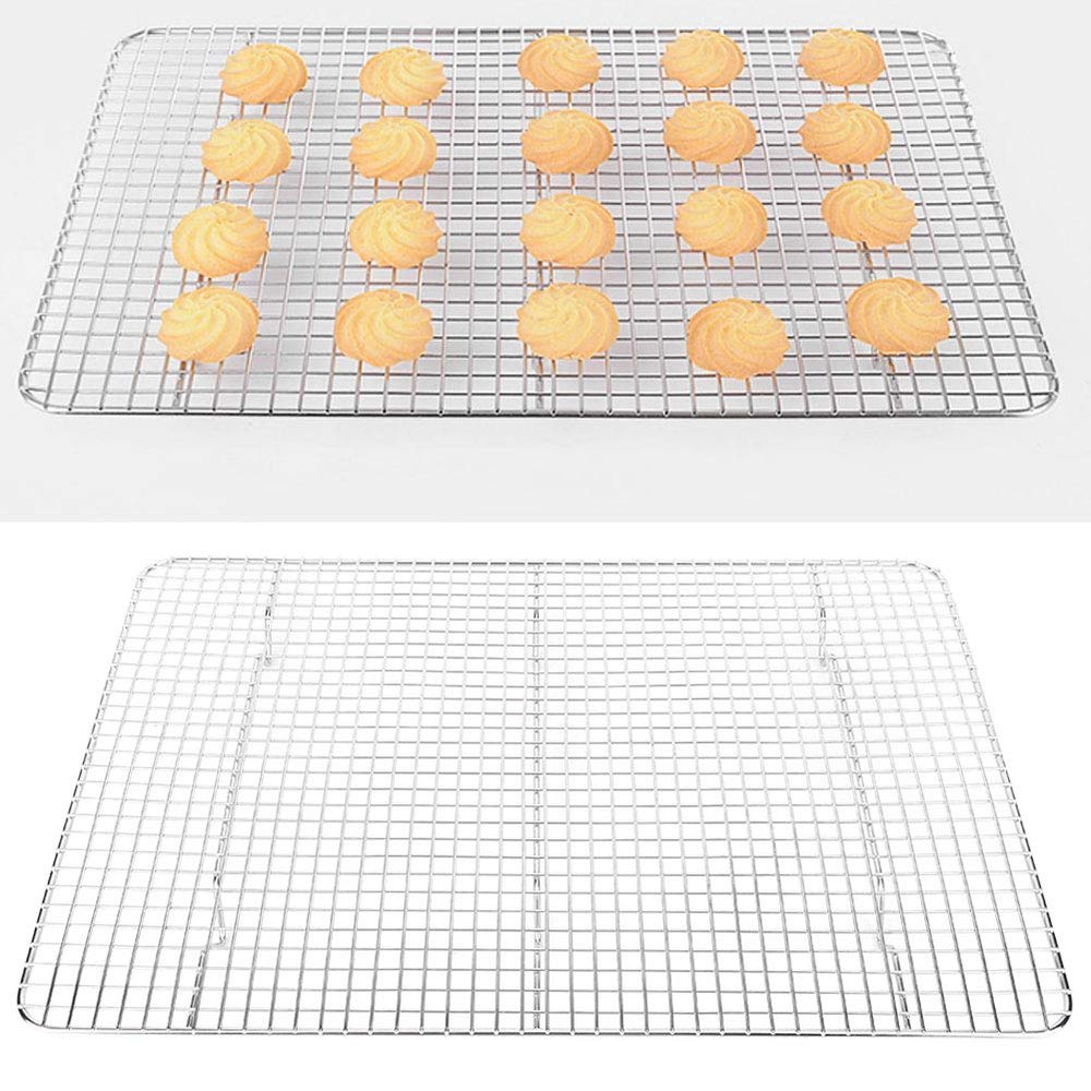 Barbecue Grill, Baking Rack Narrow Grid Pattern Convenient for Coffee Shop for Cake Shop for Household