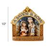 Autom Holy Family Nativity Scene Tabletop Decoration, Festive and Religious Indoor Manager Home Decor Christmas 2021, 10 Inches view 3