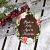 Designsify Christmas Tree Decoration, 84th Birthday Made in 1940 Aged to Perfection, Circle Ornament A, Gifts for Anniversary Valentines Mom Mothers Fathers Day Party, to Men Women Him Her view 3