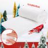Skylety 1 Piece Christmas Snow Blanket Roll Artificial White view 2