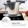 Cabilock Stainless Steel Induction Heat Diffuser Plate Adapter for Gas Stoves Kitchen Cooking Tool for Non-Induction Cookware Removable Handle for Easy Use view 4