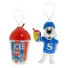 Ruz ICEE and Slush Puppie Christmas Ornaments Set, Indoor/Outdoor Tree Decorations and Holiday Home Decor, 2-Pack view 1