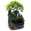 DYRABREST Indoor Relaxation Desktop Waterfall, Tabletop Fountain Water Feature with Colour Changing LED Lighting, Zen Meditation Waterfall Style 1 view 2