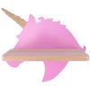 BESPORTBLE Creative Wooden Shelf Unicorn Wall-Mounted Storage Rack for Home Decor view 1