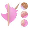 BESPORTBLE Creative Wooden Shelf Unicorn Wall-Mounted Storage Rack for Home Decor view 4
