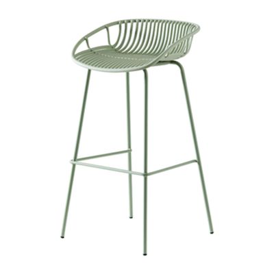 URINGO Petal Chair Industrial Style Wrought Iron Bar Chair Milk Tea Shop Bar Chair Table Dessert Shop Bar High Stool Coffee Shop Bar Table and Chair