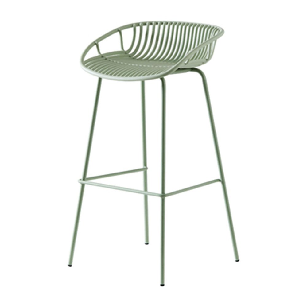 URINGO Petal Chair Industrial Style Wrought Iron Bar Chair Milk Tea Shop Bar Chair Table Dessert Shop Bar High Stool Coffee Shop Bar Table and Chair