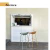 URINGO Petal Chair Industrial Style Wrought Iron Bar Chair Milk Tea Shop Bar Chair Table Dessert Shop Bar High Stool Coffee Shop Bar Table and Chair view 2