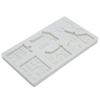 Baking Mold Silicone Molds for Baking, Silicone DIY Castle House Christmas Tree Mold Cake Chocolate Decorative Clay Mould Kitchen view 4