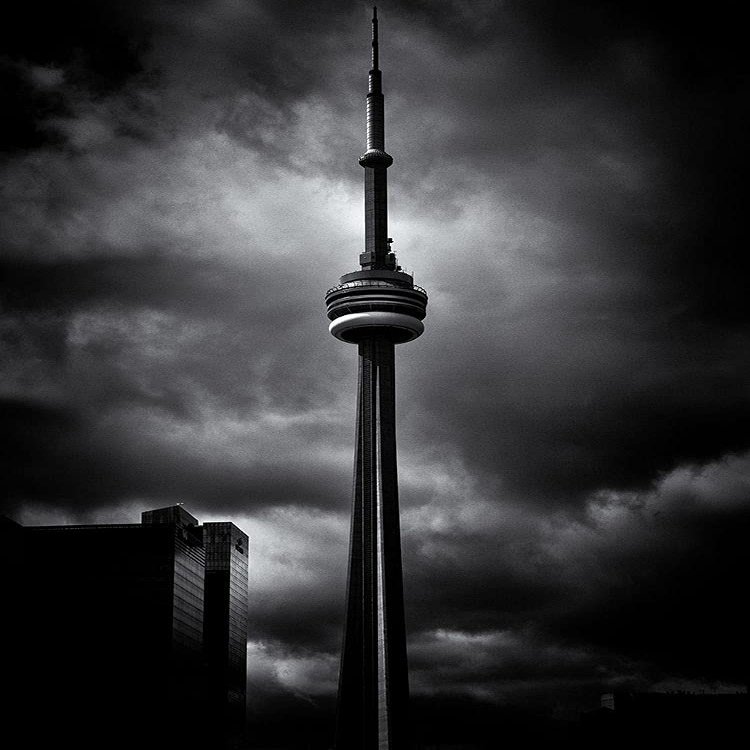 Cn Tower Toronto No 6 by Brian Carson - 18x24 Art Print Poster