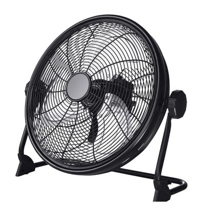 Ecohouzng Rechargeable Floor Fan Appliance Accesory, 16 inch, Black & Yellow