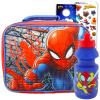 Spiderman Lunch Bag Set For Kids, Toddlers, Preschool ~ 5 Pc Bundle With Marvel Superhero Lunch Box, Water Bottle, Stickers, And More | Avengers School Supplies view 1