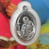Saint Alphonsus Holy Prayer Card with Medal and Prayers on the Back, Catholic Saints Pocket Prayer Bookmarks and Bible Page Holders, Patron of Arthritis Rheumatism, 3 3/8, Pack of 3 view 4