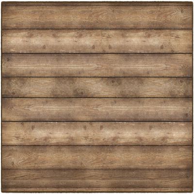 Flagship Carpets Industrial Chic Rustic Wood Classroom Area Rug for Indoor Classroom Learning or Kid Bedroom Educational Play Mat, 5'x7'6", Brown