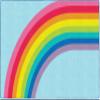 Flagship Carpets Hello Sunshine Modern Rainbow Classroom Area Rug for Indoor Classroom Learning or Kid Bedroom Educational Play Mat, 5'x7'6", Multi view 1