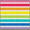 Flagship Carpets Hello Sunshine Bright Rainbow Striped Classroom Area Rug for Indoor Classroom Learning or Kid Bedroom Educational Play Mat, 5'x7'6", Multi view 1