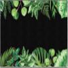 Flagship Carpets Simply Boho Greenery Classroom Area Rug for Indoor Classroom Learning or Kid Bedroom Educational Play Mat, 5'x7'6", Black view 1