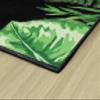 Flagship Carpets Simply Boho Greenery Classroom Area Rug for Indoor Classroom Learning or Kid Bedroom Educational Play Mat, 5'x7'6", Black view 4