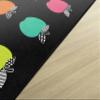 Flagship Carpets Stylish Black & White Brights Apple Sit Spot Classroom Area Rug for Indoor Classroom Learning or Kid Bedroom Educational Play Mat, 5'x7'6", Multi view 3