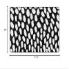 Flagship Carpets White on Black Safari Dot Classroom Area Rug for Indoor Classroom Learning or Kid Bedroom Educational Play Mat, 5'x7'6" view 3