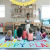 Flagship Carpets Hello Sunshine This is Our Happy Place Classroom Area Rug for Indoor Classroom Learning or Kid Bedroom Educational Play Mat, 5'x7'6", Multicolor view 2