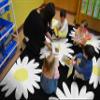 Flagship Carpets Daisies Classroom Area Rug for Indoor Classroom Learning or Kid Bedroom Educational Play Mat, 5'x7'6" view 2