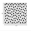Flagship Carpets Picasso Painted Dots Classroom Area Rug for Indoor Classroom Learning or Kid Bedroom Educational Play Mat, 5'x7'6", White view 3